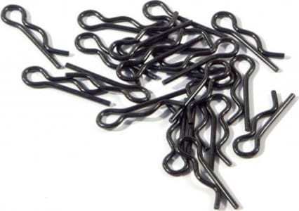 HPI HPI75106 - Body Clip 6mm Black E-Savage (20)