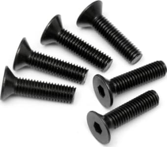 HPI HPI94732 - Flat Head Screw M5x20mm Hex Socket Baja (6)