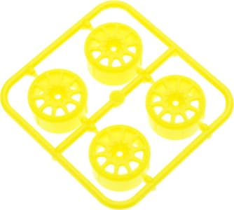 HPI HPI113089 - discontinued Method Rallycross Wheels Yellow Micro RS4 (4)