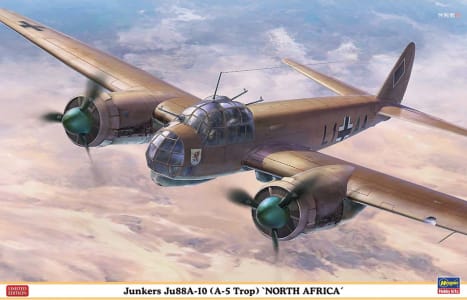Hasegawa HSG07440 - 1/48 Junkers Ju88A-10 (A-5 Trop) North Africa