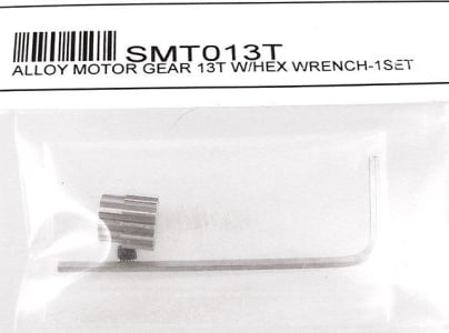 Hot Racing SMT013T - 7075 Aluminum.-13t pinion gear