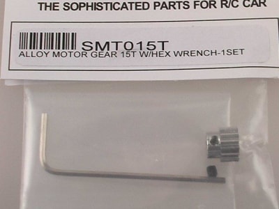Hot Racing SMT015T - 7075 Alum.-15t pinion gear