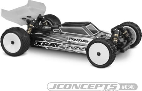 JConcepts JCO0340 - F2-Xray XB4 Buggy Body W/ Aero Wing Clear