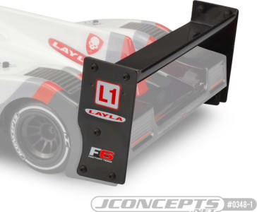 JConcepts JCO0348-1 - L1 Layla LMP Rear Double Wing Set: JCO0348