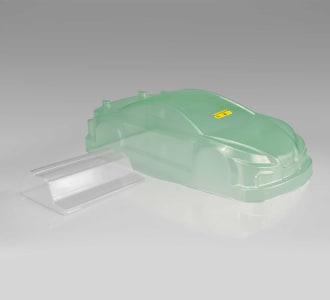 JConcepts JCO0350L - A1 inch A-One inch 190mm Touring Car Clear Body LTWT