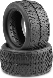 JConcepts JCO301607 - discontinued Bar Codes 2.2 Buggy Rear Tires Black (2)