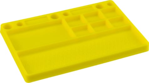 JConcepts JCO8117 - Dirt Racing: Parts tray rubber material Yellow
