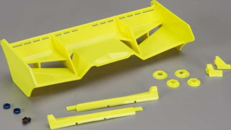JConcepts JCO0128Y - JCO0128Y 1/8 Finnisher Wing w/Gurney Option Yel:BX Truck