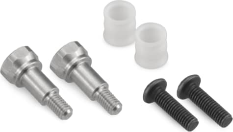 JConcepts JCO2599T - B6.2 B6.3 B6.4 Fin Titanium Shock Stand-Offs - Short