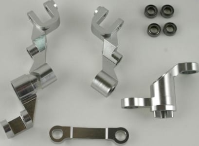 Hot Racing JT4808 - Silver alum. bearing servo saver