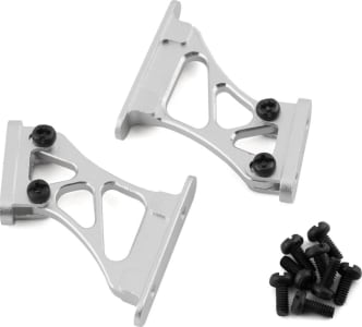 Killerbody KLR-48111MSL - 1:10 Scale Aluminum Mid-Rise Adjustable Rear Wing Mount (Silver)
