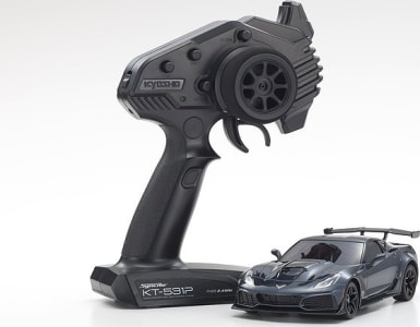 Kyosho KYO32334GM - MINI-Z RWD Corvette ZR1 Shadow Gray Metallic w/LED