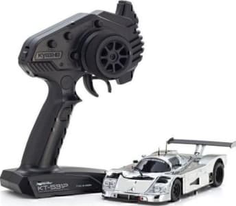 Kyosho KYO32362CRG - Mr-04 Rwd Mini-Z Readyset W/Sauber-Mercedes C9 Body (Chrome/Silv