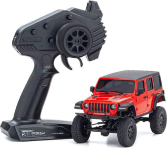 Kyosho KYO32521R - MINI-Z 4x4 J33P Wrangler Rubicon Firecracker Red