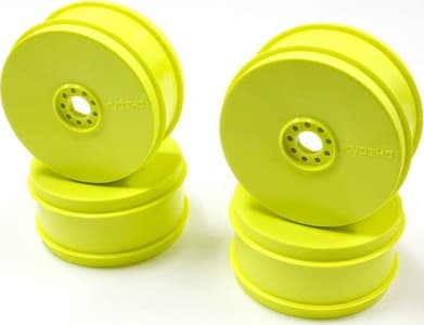 Kyosho KYOIFH006KY - Dish Wheel (4 pieces/F-Yellow/MP9 TKI4)