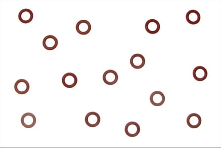 Kyosho KYOORG06 - Silicone O-Ring(P6/Orange)15pc