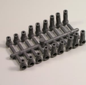 Kyosho KYOUM112H - 4.8mm Ball End (Hard/Gunmetal)