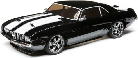 Losi LOS03033T2 - 1:10 1969 Chevy Camaro V100 AWD Brushed RTR Black