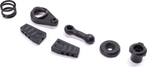 Losi LOS211035 - Servo Saver Mount & Steering Link: Mini Drag