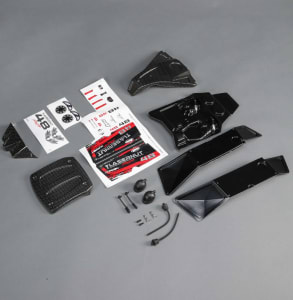 Losi LOS230076 - Body Set Red Painted: Ultra 4