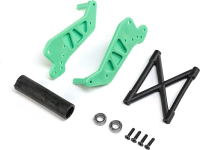 Losi LOS241029 - Wheelie Bar Set Green: LMT