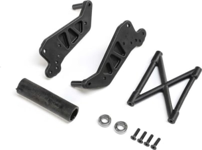 Losi LOS241052 - Wheelie Bar Set Black: LMT