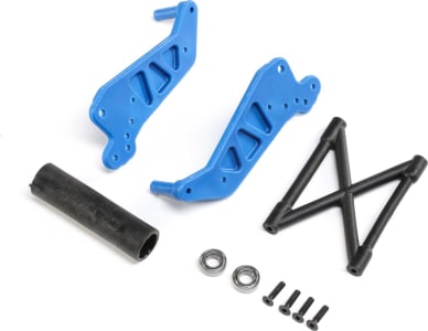 Losi LOS241053 - Wheelie Bar Set Blue: LMT