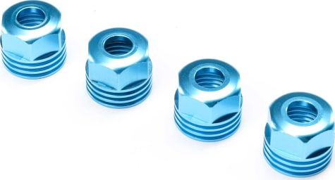 Losi LOS253032 - Lower Shock Caps Aluminum King Blue 4 : SBR 2.0