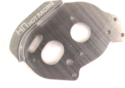 Hot Racing MCT1808 - discontinued Aluminum Heat Sink Motor Plate (Silver) - Losi 1/36