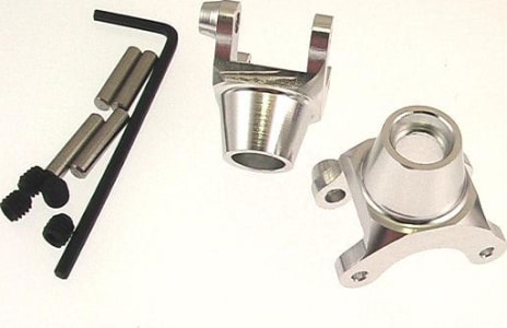 Hot Racing MLT2208 - discontinued Silver Rear Revised Knuckle Mini LST