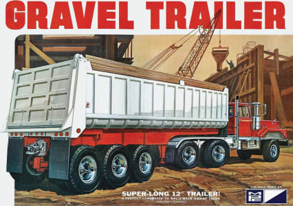 MPC MPC823 - 1/25 3 Axle Gravel Trailer