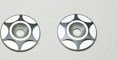 Mugen Seiki MUGB2805 - Aluminum Wing Button (2 pieces): Msb1