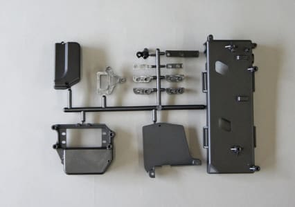 Mugen Seiki MUGE2323 - E2323 Radio Box & Battery Tray: X8E