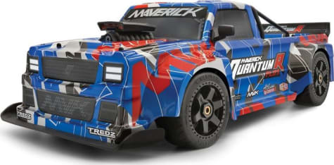 Maverick MVK150312 - Quantumr Flux 4s 1/8 4WD Race Truck - Blue / Red