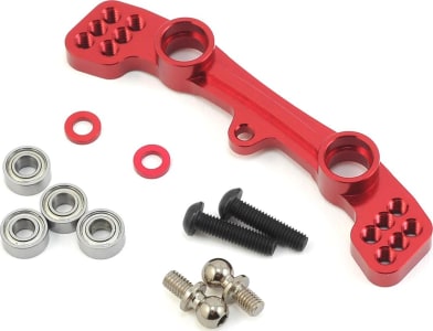 MST MSTMXS-210590R - RMX 2.0 Aluminum Steering Joint Plate (Red)