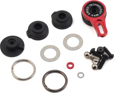 MST MSTMXS-820127R - Aluminum 8-Point Adjustable Servo Saver (Red)