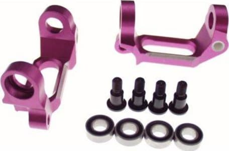 GPM Racing NRS402007 - HPI Nitro RS4 Mt Purple Aluminum Bearing C-Hub