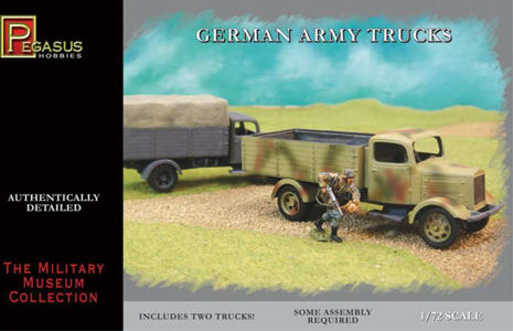 Pegasus Hobbies PGH7610 - 1/72 German Army Trucks Plastic Model