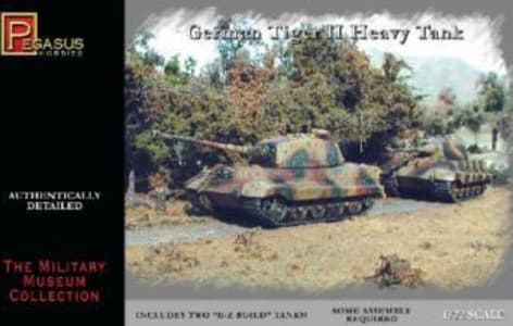 Pegasus Hobbies PGH7627 - 1/72 German Tiger Ii Tank Plastic Models