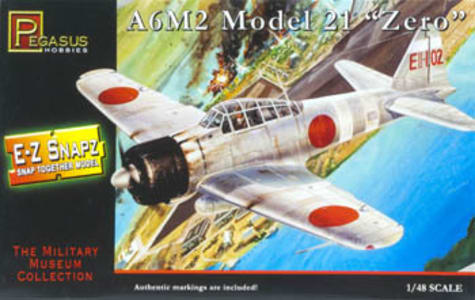 Pegasus Hobbies PGH8409 - 1/48 Mitsubishi Zero A6M2 Plastic Model