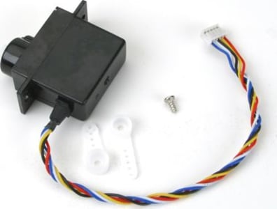e-Flite PKZ1070 - Mini Servo (5W) with Arms Short Lead