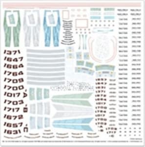 Polar Lights PLLMKA002 - discontinued 1:1000 Star Trek Supplemental Starship Decals