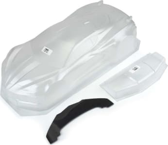 Protoform PRM157700 - Corvette C8 Clear Body Felony & Infraction