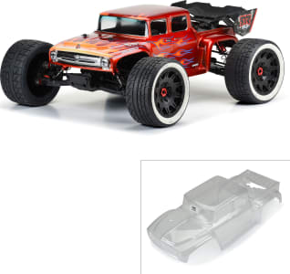 Pro-Line PRO361117 - 1/5 Pre-Cut 1956 F0RD F-100 Clear Uncut Body: Kraton 8S