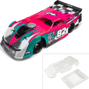 Pro-Line PRO373717 - Pre-Cut Tombstone Dirt Late Model Clear Body for Losi GROM ALM