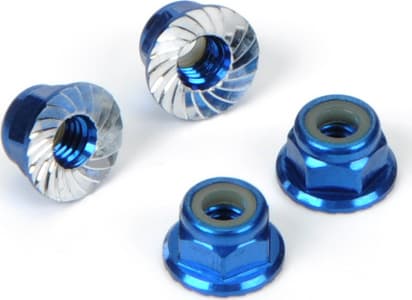 Pro-Line PRO610000 - Pro-Line Serrated Wheel Locknuts 4mm 2WD/4WD Slash