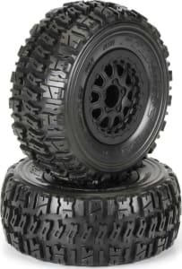 Pro-Line PRO1190-13 - discontinued Trencher X SC 2.2/3.0 M2 Renegade Black Wheel: Slas