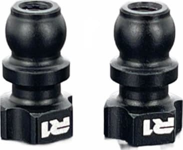 R1Wurks R1W900088-10 - R1WURKS Shock Stand-offs Black Aluminum 10mm