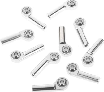 RC4WD RC4Z-S1637 - RC4WD M3 Offset Long Aluminum Rod Ends Silver (10)