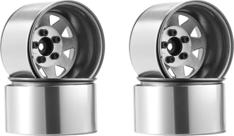RC4WD RC4Z-W0244 - Rc4WD 5-Lug Deep Dish Wagon 1.9 Inch Beadlock Wheels Plain